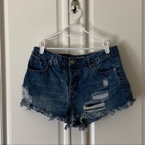 High waisted shorts